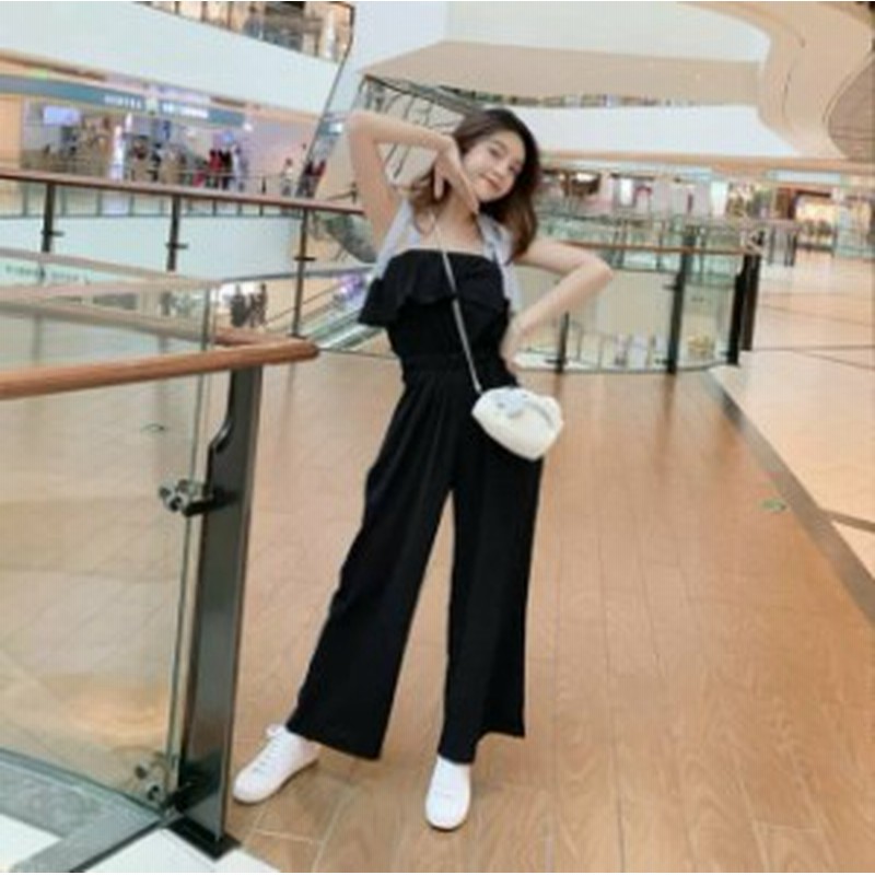 オールインワン サロペット ロンパース レディース オールインワン サロペット ワンピース ワイドパンツ 韓国 ファッション レディース 通販 Lineポイント最大1 0 Get Lineショッピング