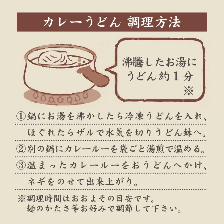 冷凍食品 カレーうどん 6食セット 創業明治十年 老舗の味