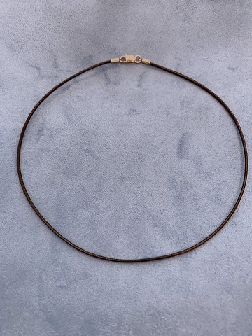 16吋皮繩 --黑色