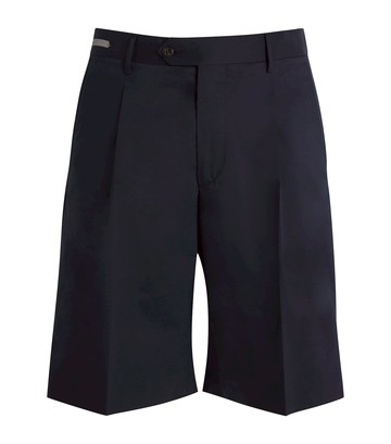 Corneliani Cotton-Blend Pleated Shorts