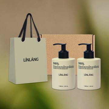 【LINLANG】姐妹送禮首選♡ 馥活平衡沐浴露​300ML X2 禮盒(含節慶禮盒、品牌盒包裝)