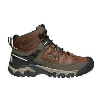 出清品Keen 防水中筒健行鞋 男 咖啡 Targhee III Waterproof Mid 1023030