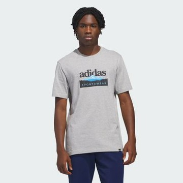 ADIDAS 男 短袖上衣  灰/白 M SPRTMN MTN T 運動T恤 KC925