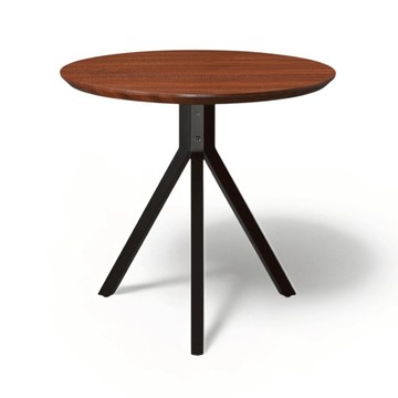 【小宅 商空推薦】布魯諾80cm圓形餐桌 | 三腳木紋咖啡桌 | 2-3人北歐風 TBB054