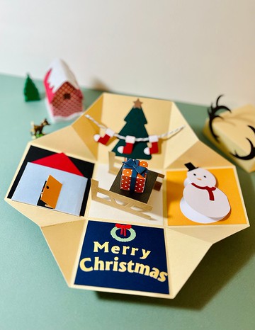 【 DIY 手作】聖誕麋鹿禮物盒/材料包附教學影片