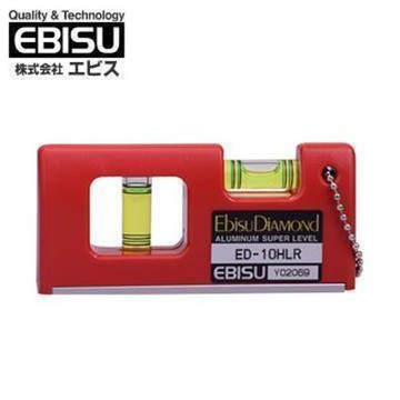 EBISU 口袋型水平尺(不附磁) ED-10HLR