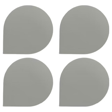 kela Edel圓角杯墊  10 x 10 x 0.2cm  象灰色  4個