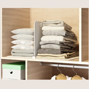 衣柜擋板收納神器柜子衣櫥內隔斷衣物分隔層板衣服整理置物分層架