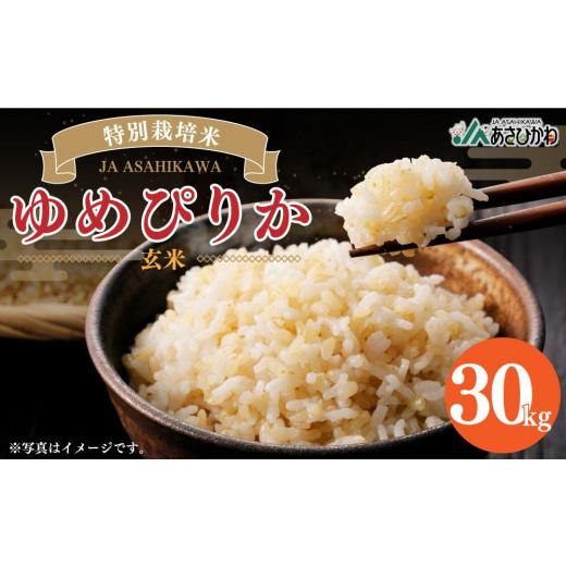 ふるさと納税 北海道 旭川市 特別栽培米 ゆめぴりか 玄米 30kg 令和5年産