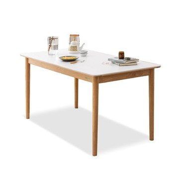 hoi! 源氏木語雲岩橡木原木色岩板餐桌1.4M Y54R06