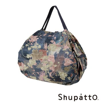【Shupatto】燈籠型限定版夢幻屋系列秒收環保啪啪包-中-藤蔓黑( SH-S489IL-XDG1 )
