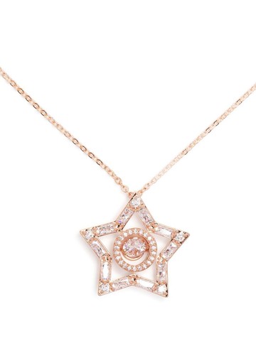 Swarovski - Stella gold-plated pendant necklace - women - Gold Plated/Rose Gold - One Size - Silver