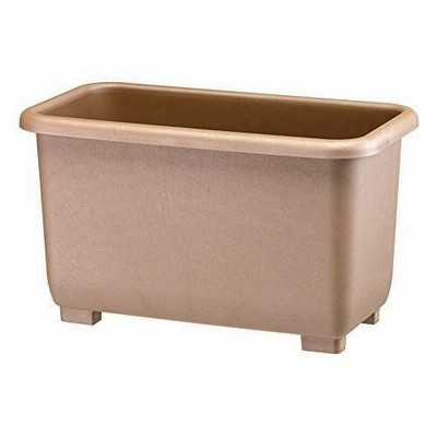 ◎大和プラスチック　eco＆ecoウインプランター深　45型　エコブラウン