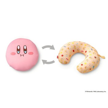 [快速出貨]【Nintendo 任天堂】星之卡比 旅行系列兩用頸枕 (塞滿嘴)