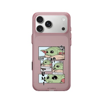 iPhone 17 Pro Max Clear (相機按鈕) 晶醺玫 - Star Wars - The Mandalorian - 曼達洛人 - 古古漫畫風