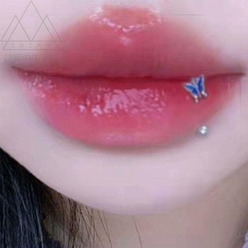 免運  316醫用鈦鋼 仲夏夜之夢 唇環 唇釘 耳骨釘 鼻環 飾品辣妹替換釘ins風 防過敏