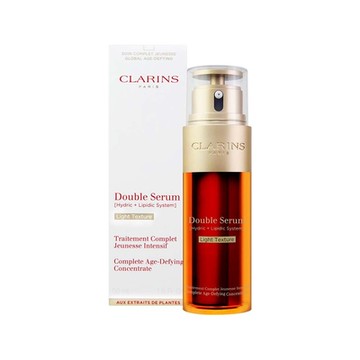 CLARINS克蘭詩 超級精華 黃金雙激萃(50ml) 清爽版【短效良品2026/02】_國際航空版