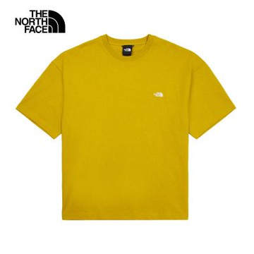 The North Face 官方旗艦 北面UE男款黃色純棉短袖T恤｜885R6IA