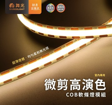 舞光 微剪高演色COB軟條燈 室內用 超薄 高演色性 均勻發光 5米 DC24V 需搭配變壓器 好商量~【APP滿額下單4%點數(單一帳號最高1000點)】7/31 止