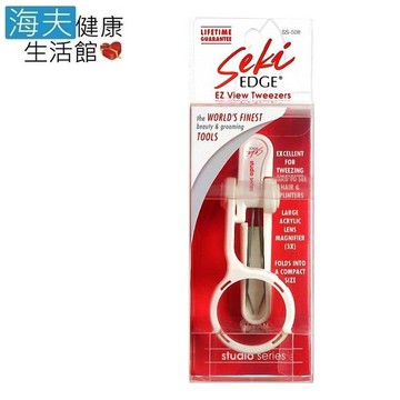 【日本GB綠鐘】海夫健康生活館 Seki 專利 安全寬式 附鏡毛拔 雙包裝(SS-508)