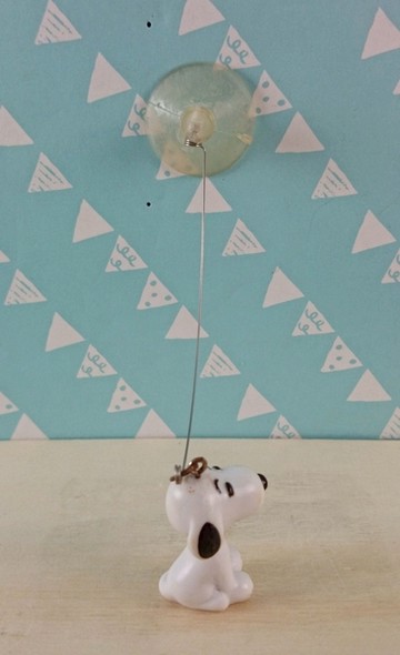 【震撼精品百貨】史奴比Peanuts Snoopy ~彈簧擺飾_坐
