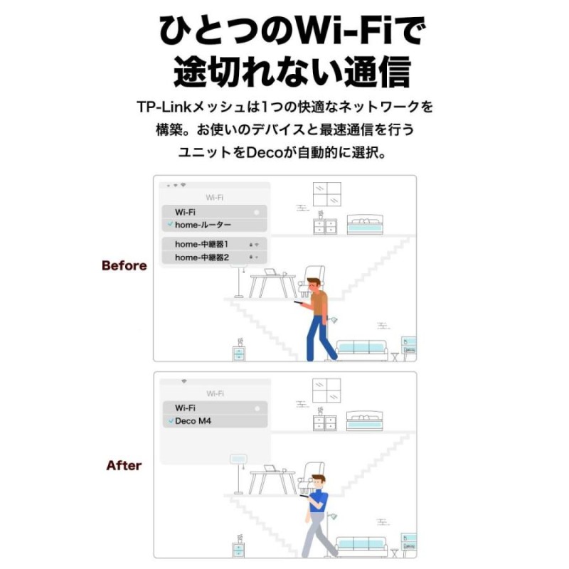 コスパ絶好】WiFiルーター 無線LANルーター 次世代向けメッシュ