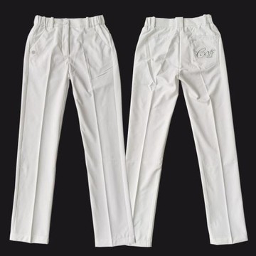 EG兒童高爾夫服裝秋季長褲新款青少年golf球褲女童裝衣服白褲子