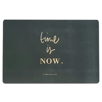 iINDOORS 防水隔熱餐桌墊 PP材質  45 x 30 x 0.05cm  黑色  1個