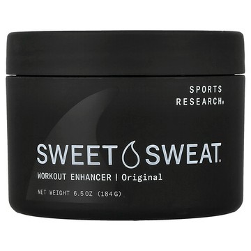 Sports Research, Sweet Sweat®，鍛鍊強化劑，原味，6.5 盎司（184 克）