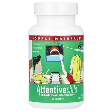 Source Naturals, Attentive Child™，120 片
