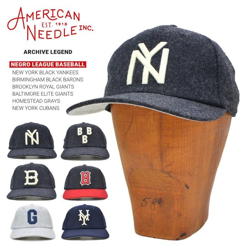 AMERICAN NEEDLE アメリカンニードル キャップ ARCHIVE LEGEND CAP HAT 帽子 ストラップバックキャップ Negro  League | LINEブランドカタログ