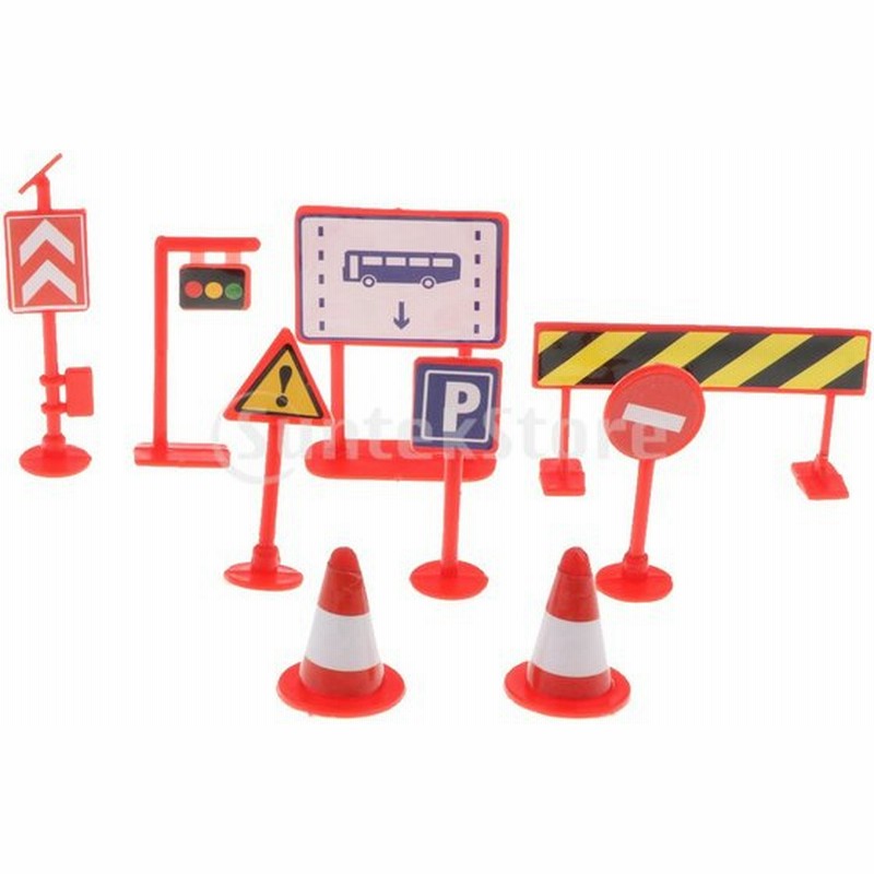9個入り 多色 道路標識 交通標識玩具 交通シーン飾り おもちゃ 全2色 赤 通販 Lineポイント最大0 5 Get Lineショッピング