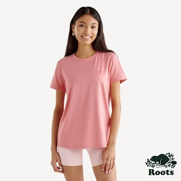 Roots女裝- ACTIVE 2.0 短袖上衣-粉色