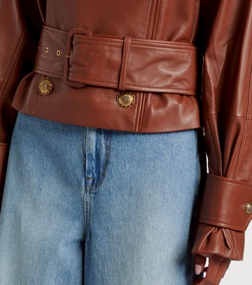 Zimmermann Hypnotic cropped leather jacket