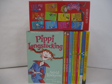 【書寶二手書T4／兒童文學_SRU】PIPPI LONGSTOCKING AND FRIENDS_10本合售