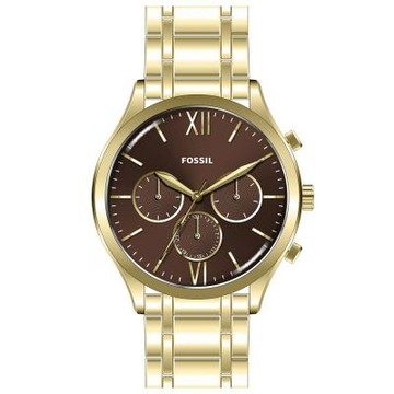 FOSSIL 羅馬多功能三眼手錶 七夕浪漫購 送禮首選-43mm BQM7152