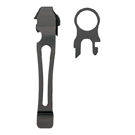 Leatherman 934855 Quick Release Black Multi-Tool Pocket Clip with Lanyard Ring for Leatherman Charge AL, Charge ALX, Charge Ti, Charge TTi, Charge XTi