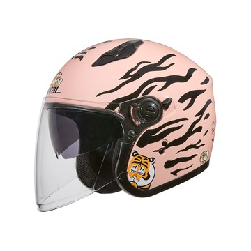 【正版授權】SOL SO-12 我不是胖虎  幸虎粉 3/4罩安全帽【預購商品】