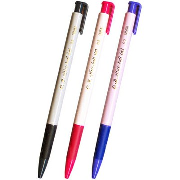 【文具通】OB 王華 200A 0.5 握桿 自動 中性筆 紅 A1301586【APP滿額下單4%點數(單一帳號最高1500點)】5/31止