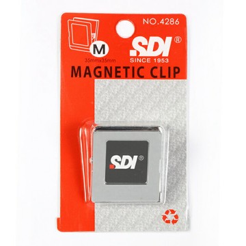 SDI 手牌 4286 方型 強力磁夾 (中) (3.5 X 4 公分)【APP滿額下單4%點數(單一帳號最高1000點)】7/31止