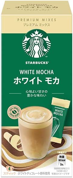 Ness La Starbucks Premium Mix White Mocha (24g x 4 bottles)