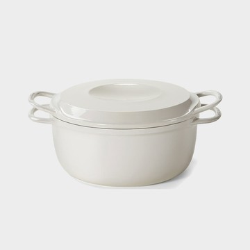 VERMICULAR 琺瑯鑄鐵鍋19CM(白)