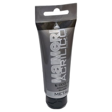 MaIMeRI 美利 壓克力顏料 MA-0916003 003銀色SILVER  75ml  1色