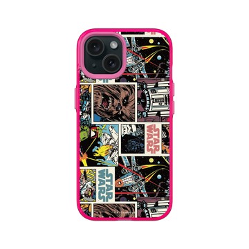 iPhone 15 Clear 粉漾桃 - 迪士尼-星際大戰 Star Wars - 漫畫展開-漫畫系列