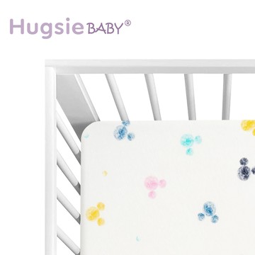 HugsieBABY德國氧化鋅抗菌嬰兒床單-繽紛米奇款60×90