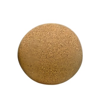 NicoFun 愛定做 天然軟木瑜珈球 按摩球 FYS22BA8001 直徑8cm 天然軟木色 輕巧便攜  1個