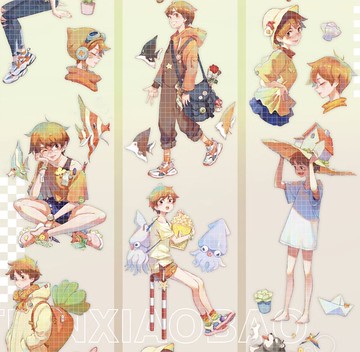 向往鎮 mori男孩 PET 紙膠帶 台灣製 5米卷