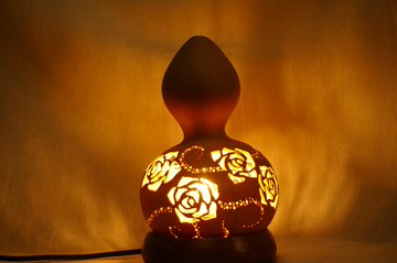 葫蘆燈玫瑰圖案小號