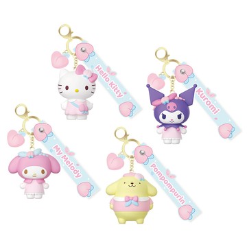 三麗鷗Sanrio 萌桃系列吊飾 (盲盒) 隨機出貨一款|Tiger嚴選