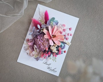 手作擴香花卡片【成品/材料包】